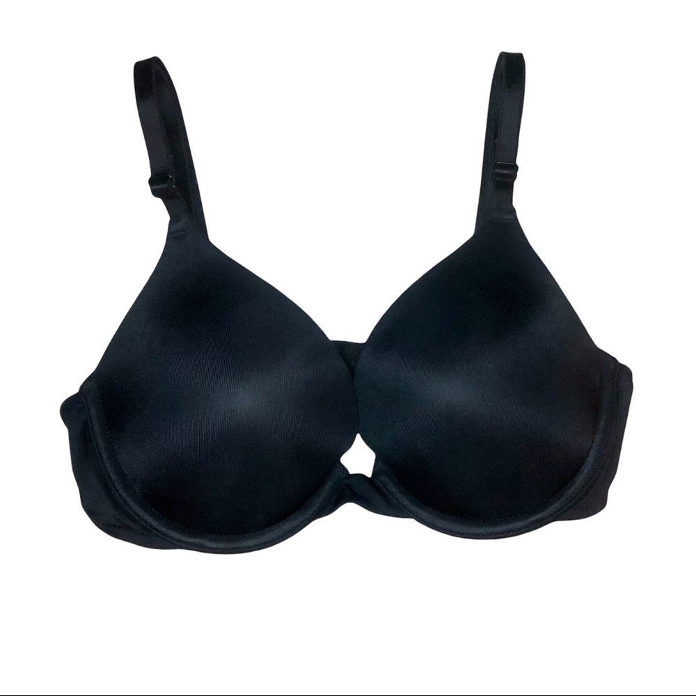 PINK Victoria’s Secret Black “Wear Everywhere Push-Up” Bra